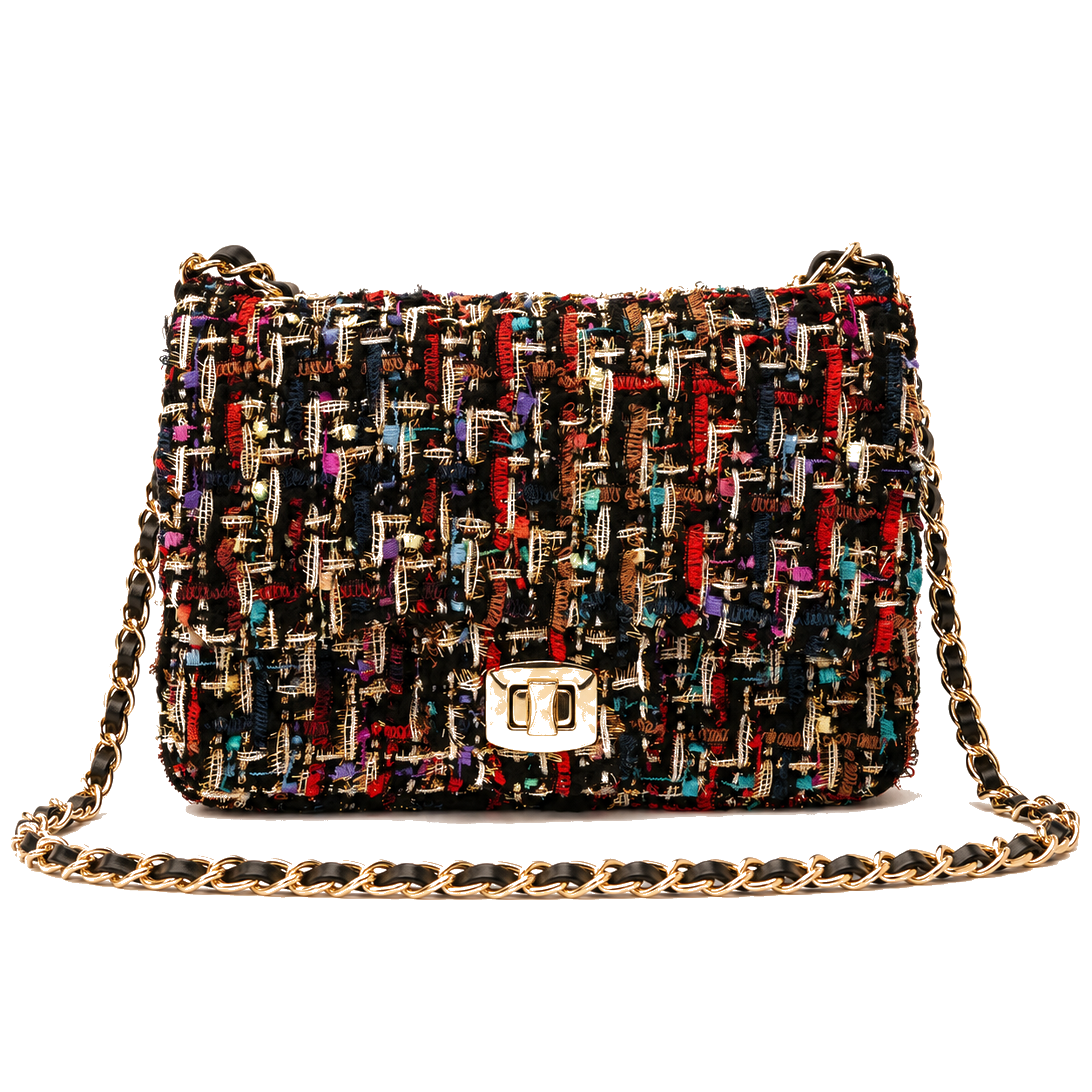 Bolsa Tweed Multicolor